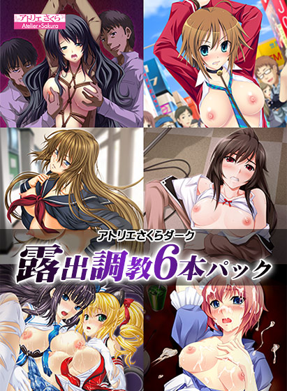 アトリエさくらダーク 露出調教6本パック